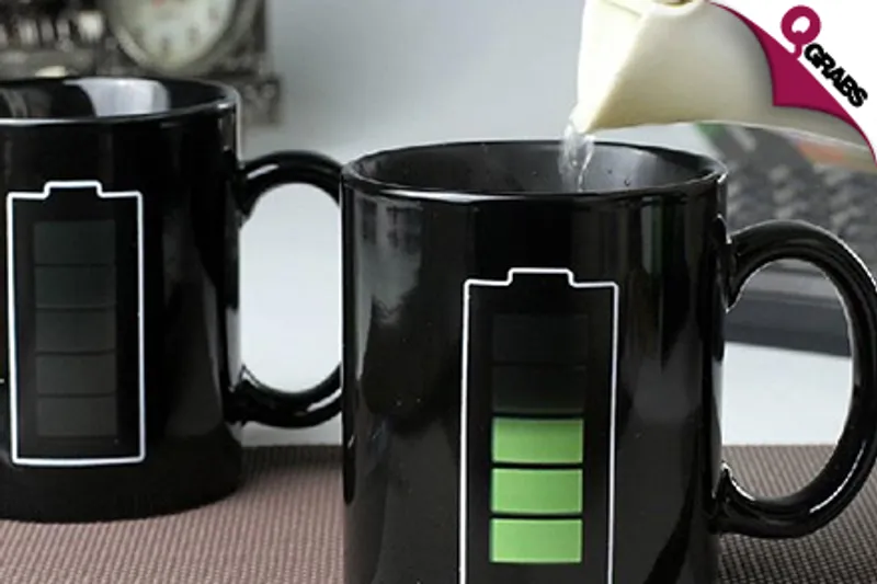 From QR29 Add Some Silliness to Your Morning with a Color Changing Coffee Mug - Choose from 3 Brilliant Designs! (Up to QR147 Value)